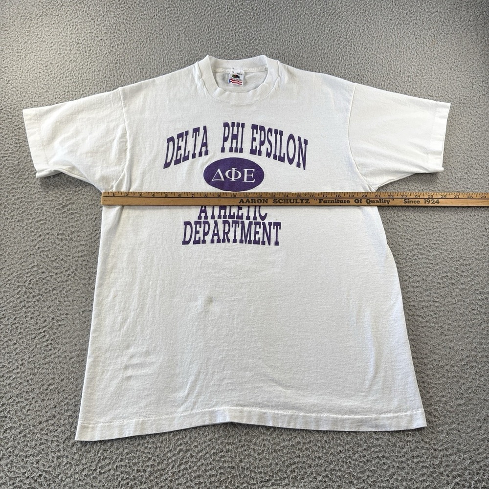 Vintage Delta Phi Epsilon Athletic Department T-Shirt Mens XL‎ Single Stitch USA - Picture 8 of 11
